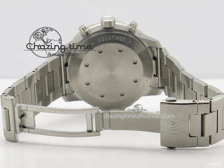 MIROTIME 0205 Versatile Aquatimer Chrono IW376803 V6F 1:1 Best Edition White Dial On SS Bracelet A 7359